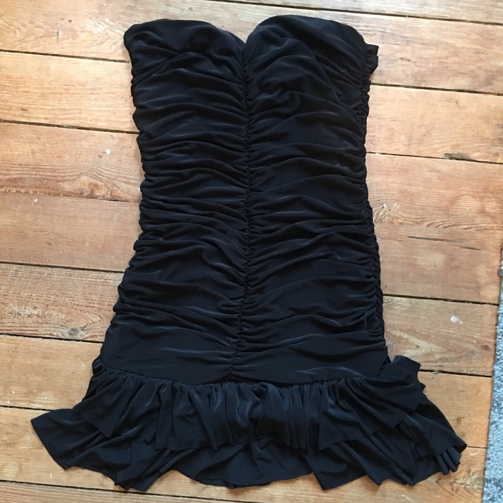 F21 black party dress